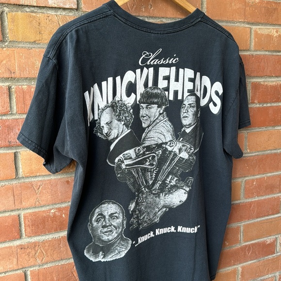 Vintage The Three Stooges T-Shirt / 2000s / Classic Knucklheads / Large - Picture 5 of 6